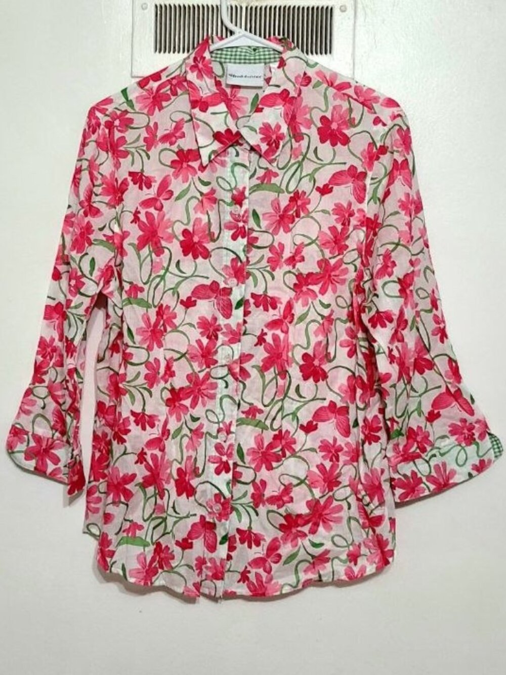 Floral 3/4 Sleeve Blouse